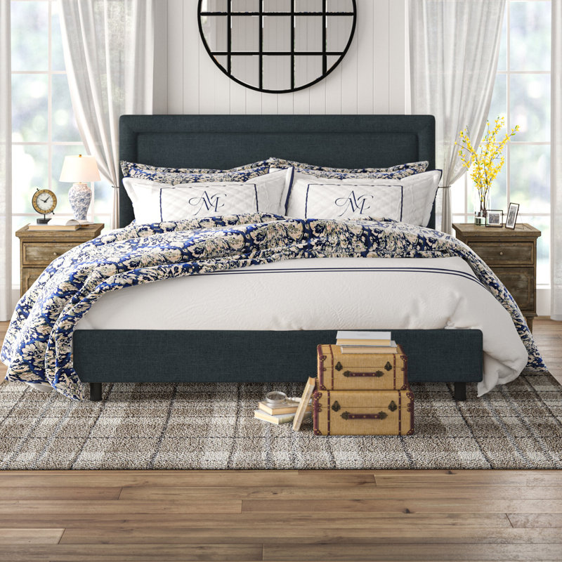 Mercury Row® Teen Aberdeen Upholstered Panel Bed Birch Lane
